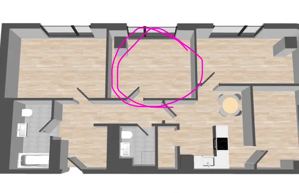4 Zimmer Wohnung mit 16 m² in Frankfurt am Main – Bild 7