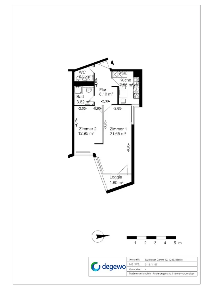 2 Zimmer Wohnung mit 59 m² in Berlin – Bild 11