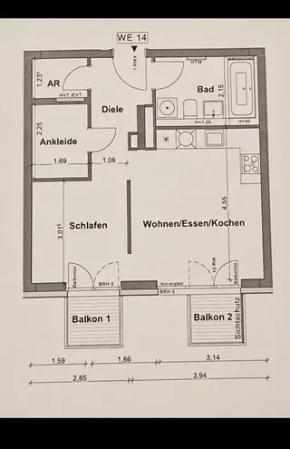 2 Zimmer Wohnung mit 50 m² in Berlin – Bild 2
