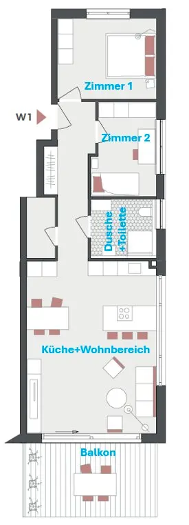 4 Zimmer Wohnung mit 83 m² in Balingen – Bild 5