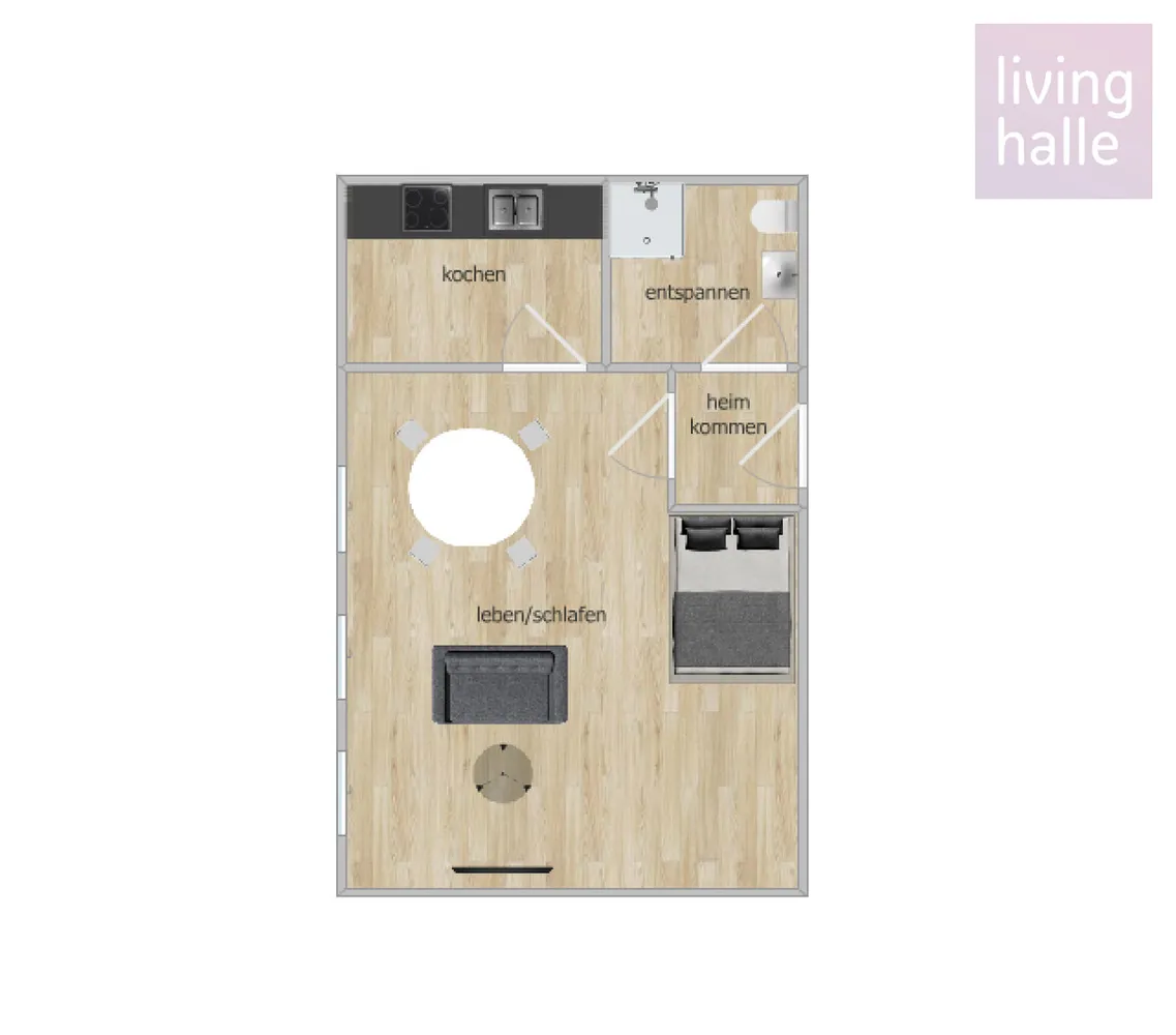 1 Zimmer Wohnung mit 40 m² in Halle (Saale) – Bild 8