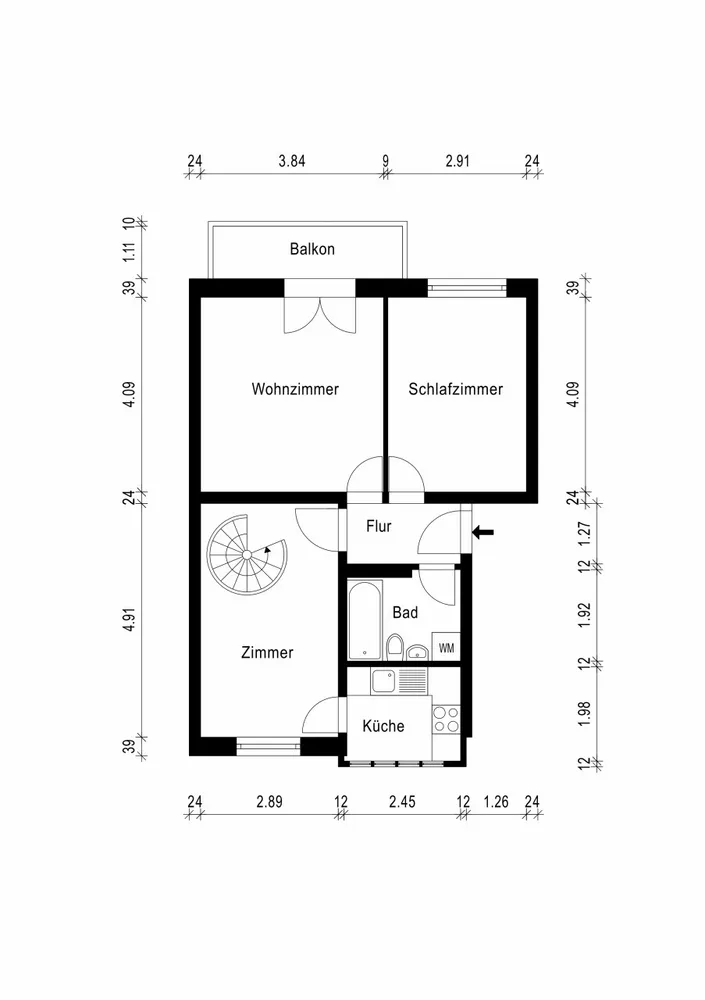4 Zimmer Wohnung mit 86 m² in Magdeburg – Bild 4