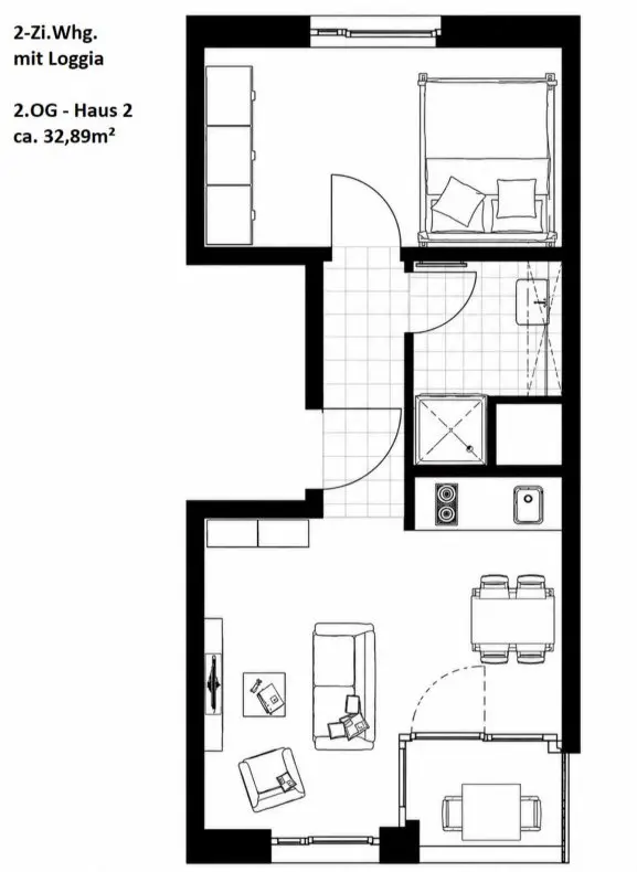 WG-Zimmer mit 33 m² in Kelheim – Bild 5