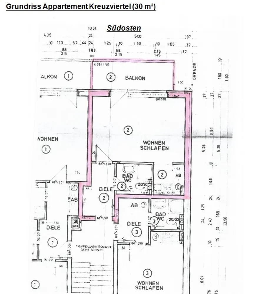 1 Zimmer Wohnung mit 30 m² in Münster – Bild 11