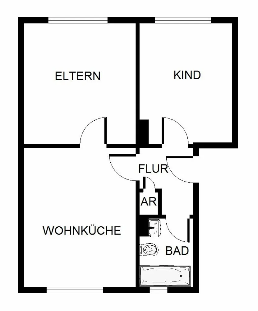 2 Zimmer Wohnung mit 47 m² in Köln – Bild 4