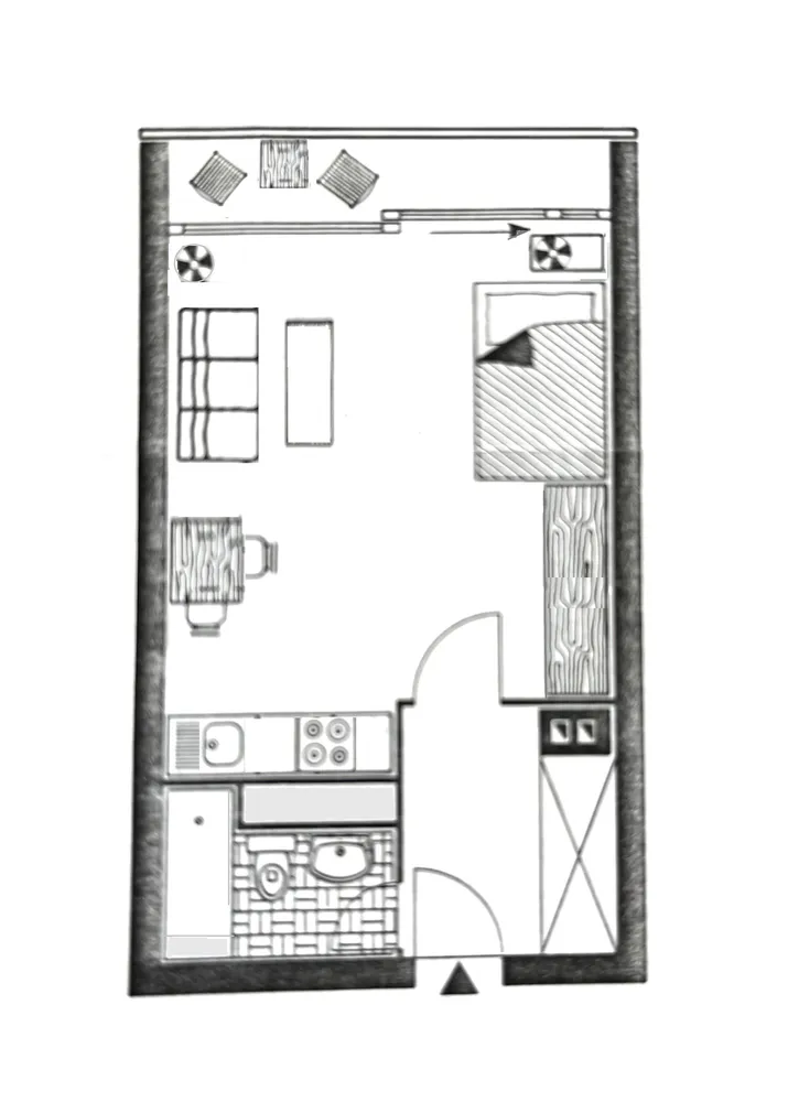 1 Zimmer Wohnung mit 33 m² in Hamburg – Bild 5