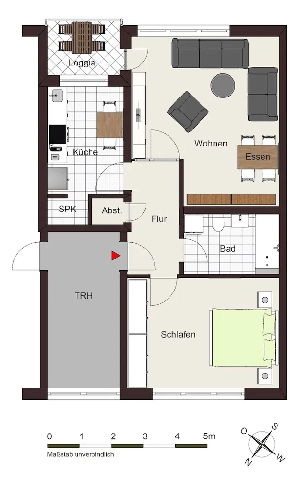 2 Zimmer Wohnung mit 60 m² in Essen – Bild 2