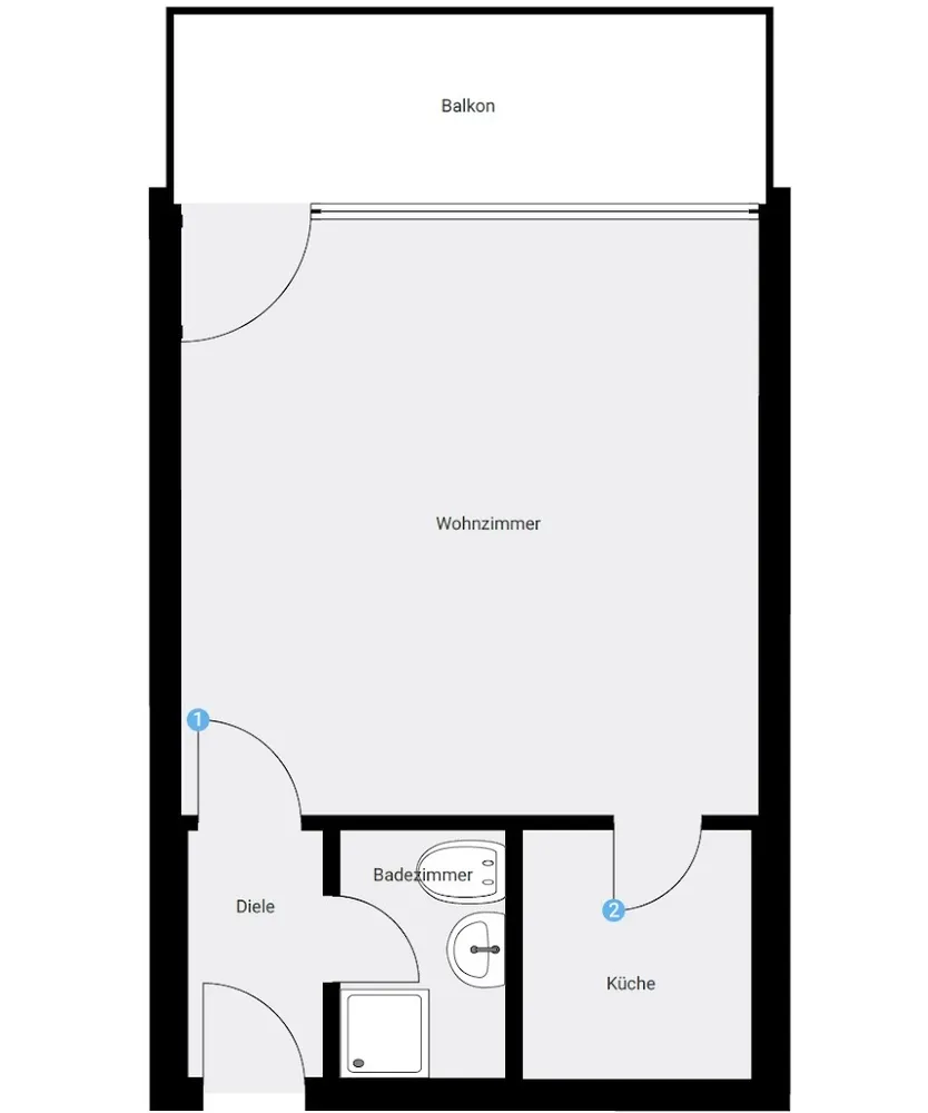 1 Zimmer Wohnung mit 31 m² in Saarbrücken – Bild 7
