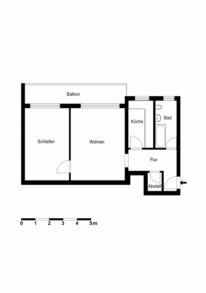 2 room apartment with 60 m² in Weilheim in Oberbayern – Photo 2