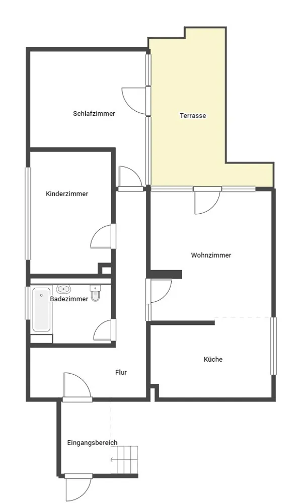 3 Zimmer Wohnung mit 79 m² in Ludwigshafen am Rhein – Bild 1