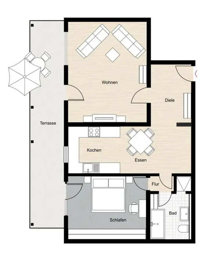 3 Zimmer Wohnung mit 77 m² in Hagen – Bild 4