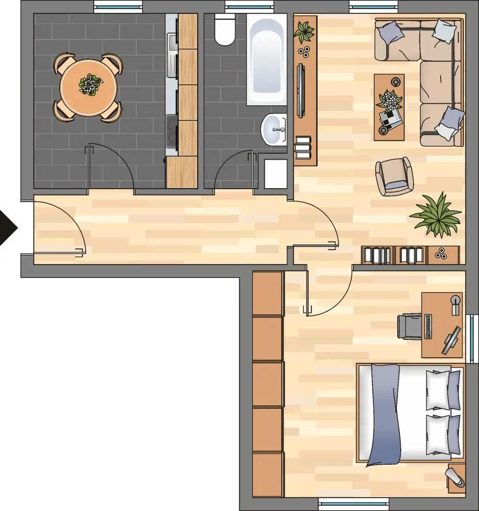 2 Zimmer Wohnung mit 40 m² in Siegen – Bild 11