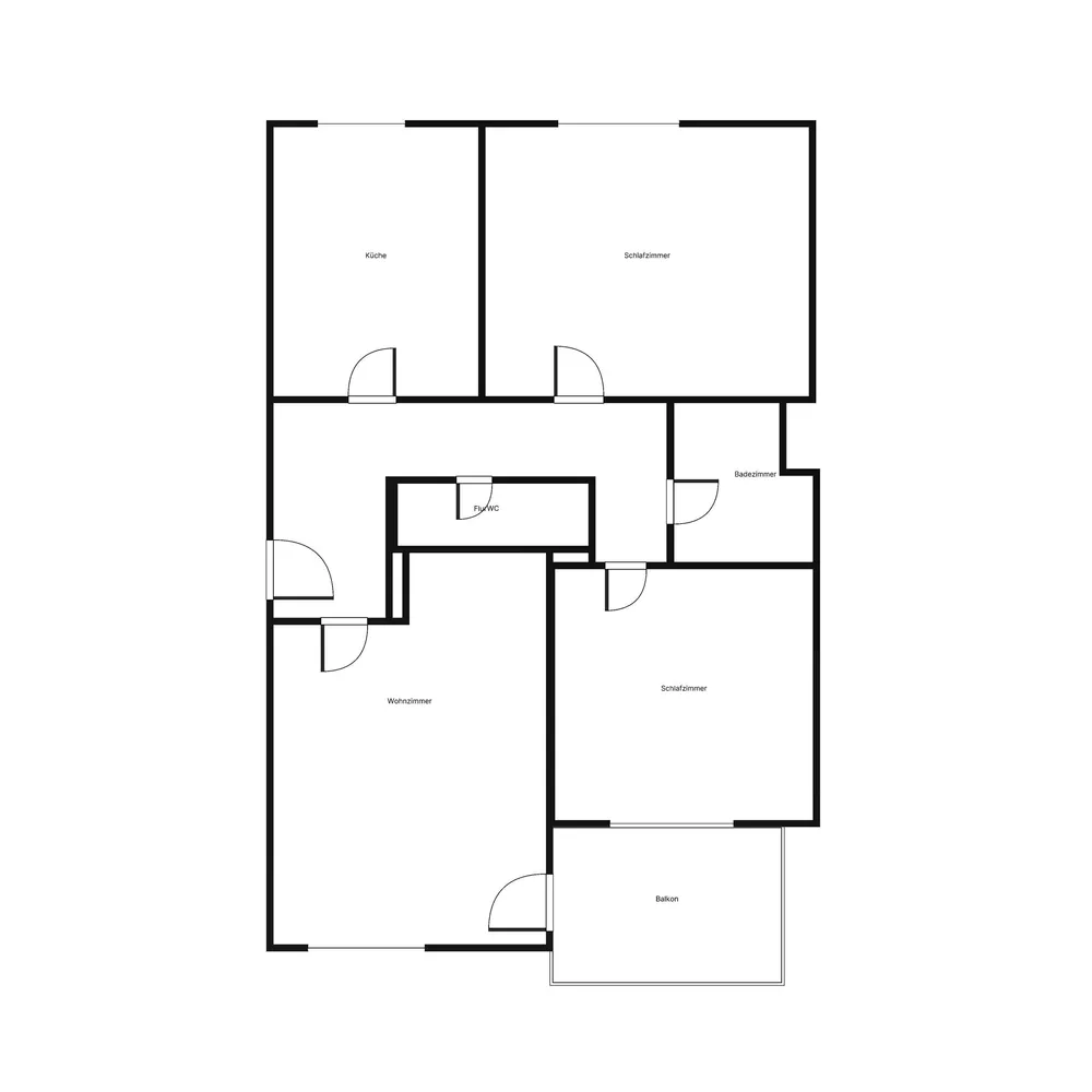3 Zimmer Wohnung mit 73 m² in Karlsruhe – Bild 2
