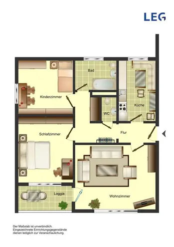 3 room apartment with 85 m² in Leverkusen – Photo 3