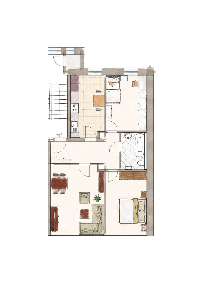 3 Zimmer Wohnung mit 72 m² in Karlsruhe – Bild 7