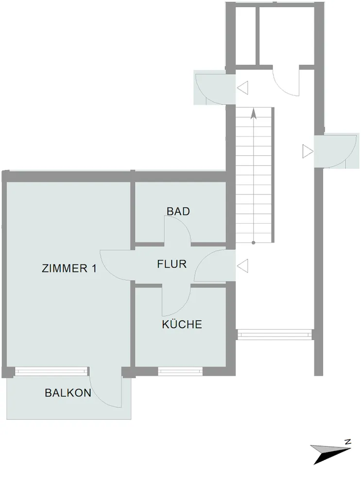 1 Zimmer Wohnung mit 31 m² in Bremen – Bild 2