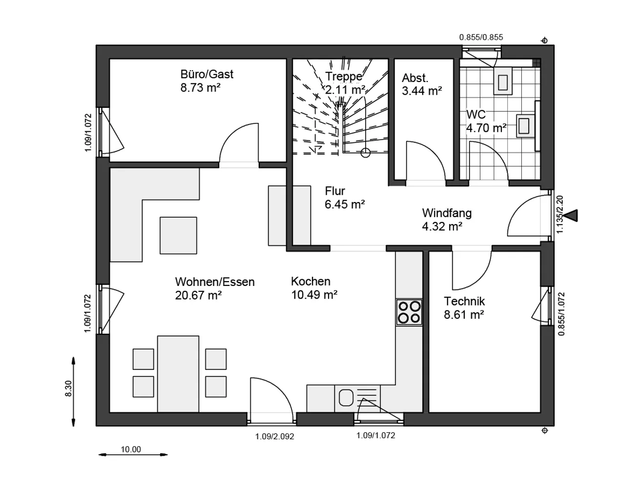 4 Zimmer Haus mit 140 m² in Nürtingen – Bild 2