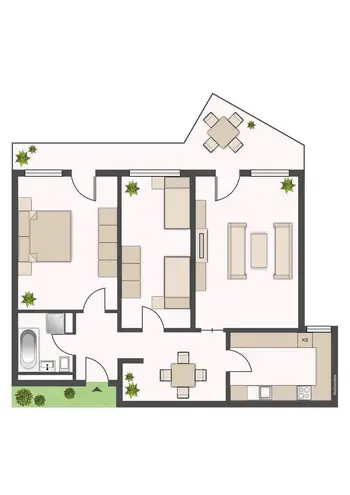 3 Zimmer Wohnung mit 90 m² in Köln – Bild 4