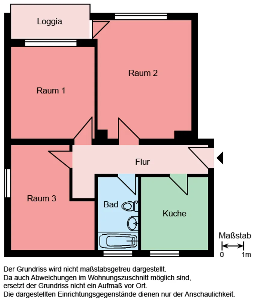 3 Zimmer Wohnung mit 72 m² in Menden (Sauerland) – Bild 6