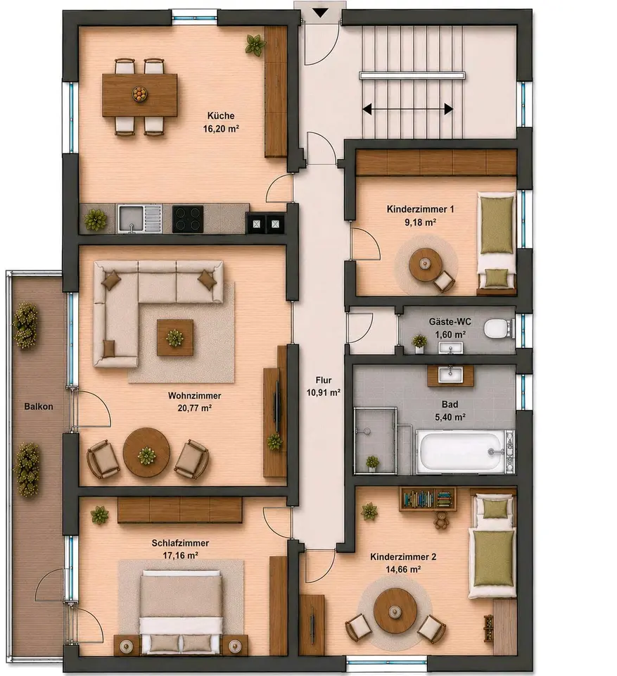 3 Zimmer Wohnung mit 75 m² in Emmendingen – Bild 5