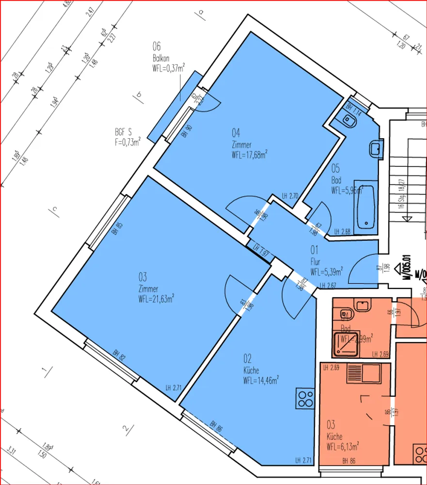 3 Zimmer Wohnung mit 65 m² in Hagen – Bild 9
