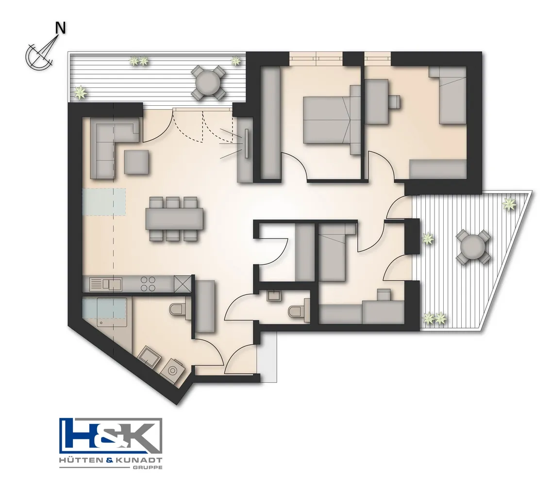 3 room apartment with 85 m² in Hamminkeln – Photo 5