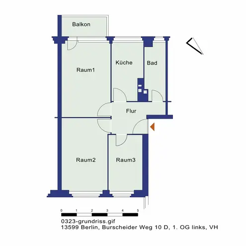 3 Zimmer Wohnung mit 57 m² in Berlin – Bild 9