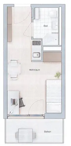 1 Zimmer Wohnung mit 20 m² in München – Bild 10