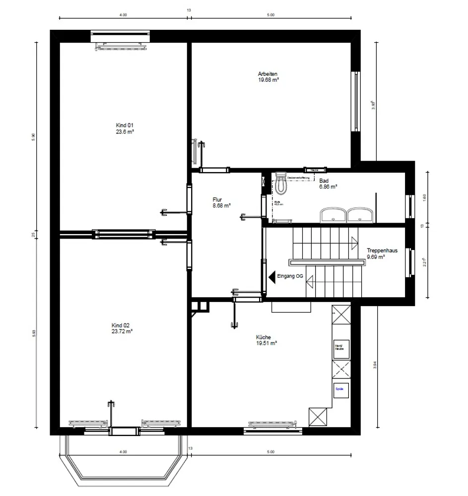 3 Zimmer Wohnung mit 100 m² in Hannover – Bild 4
