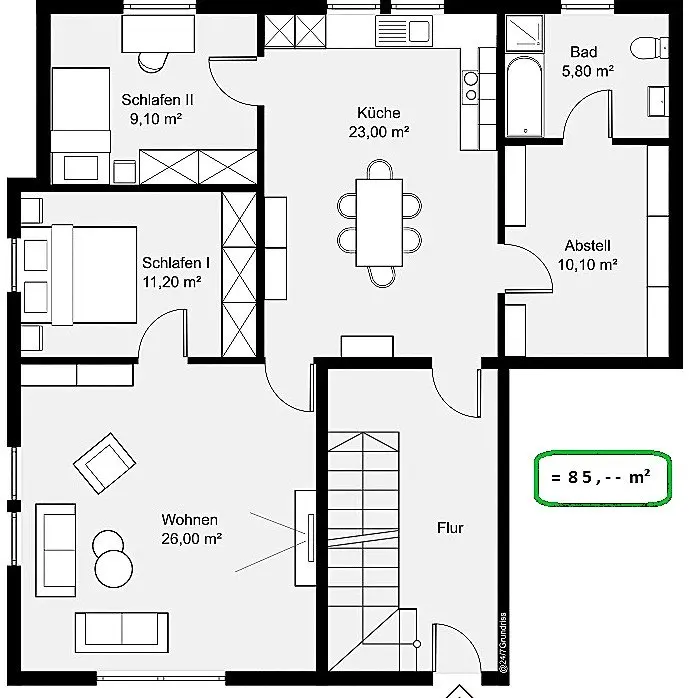 3 Zimmer Wohnung mit 85 m² in Northeim – Bild 8