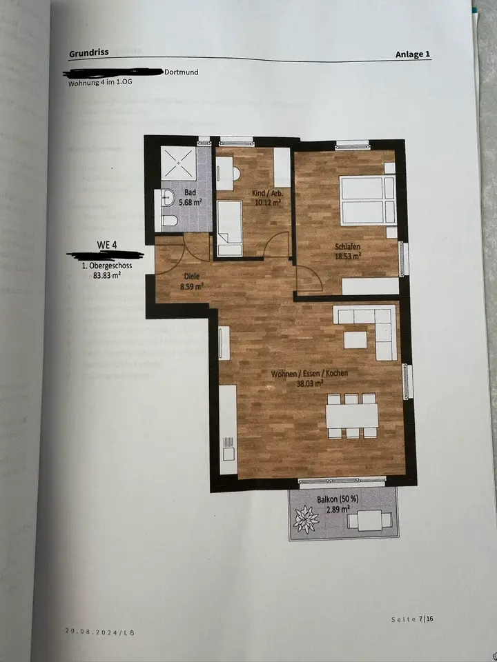 3 Zimmer Wohnung mit 83 m² in Dortmund – Bild 6