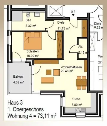 2 Zimmer Wohnung mit 73 m² in Dorsten – Bild 5