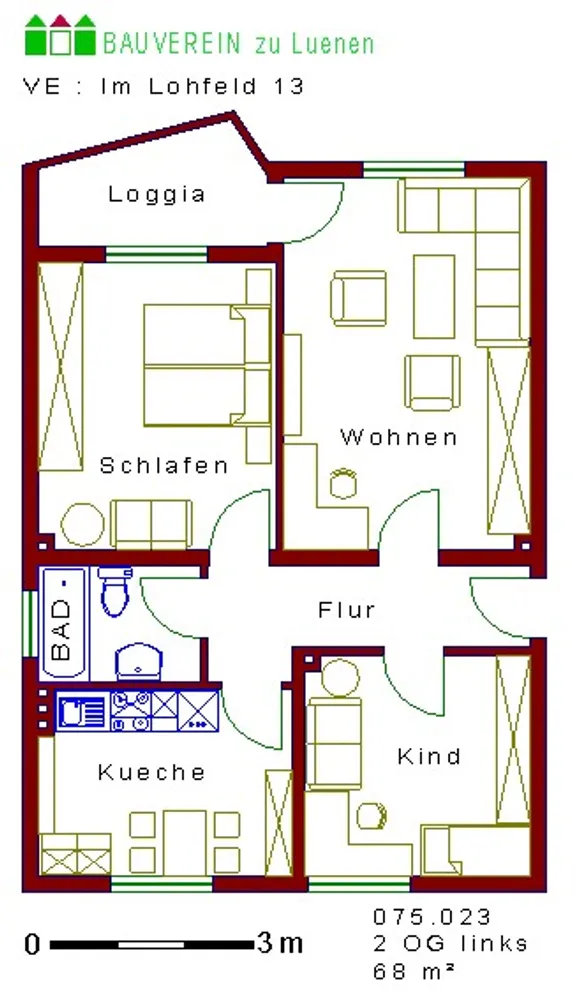 4 Zimmer Wohnung mit 68 m² in Lünen – Bild 2