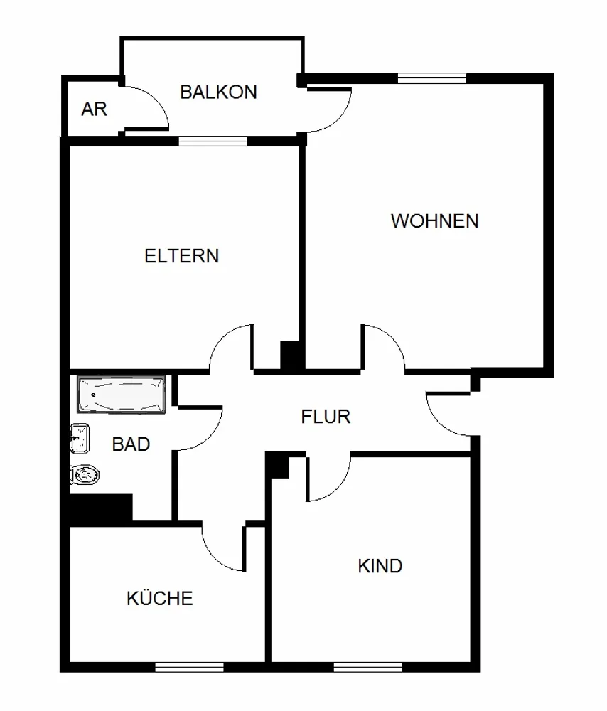 3 Zimmer Wohnung mit 65 m² in Dortmund – Bild 5