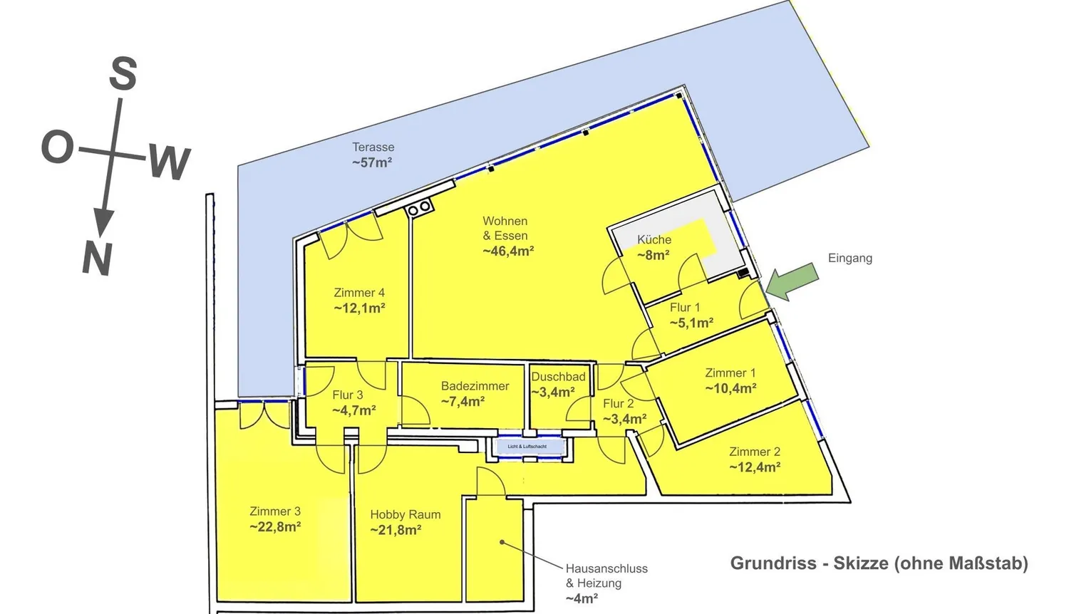 5 Zimmer Wohnung mit 149 m² in Stade – Bild 3