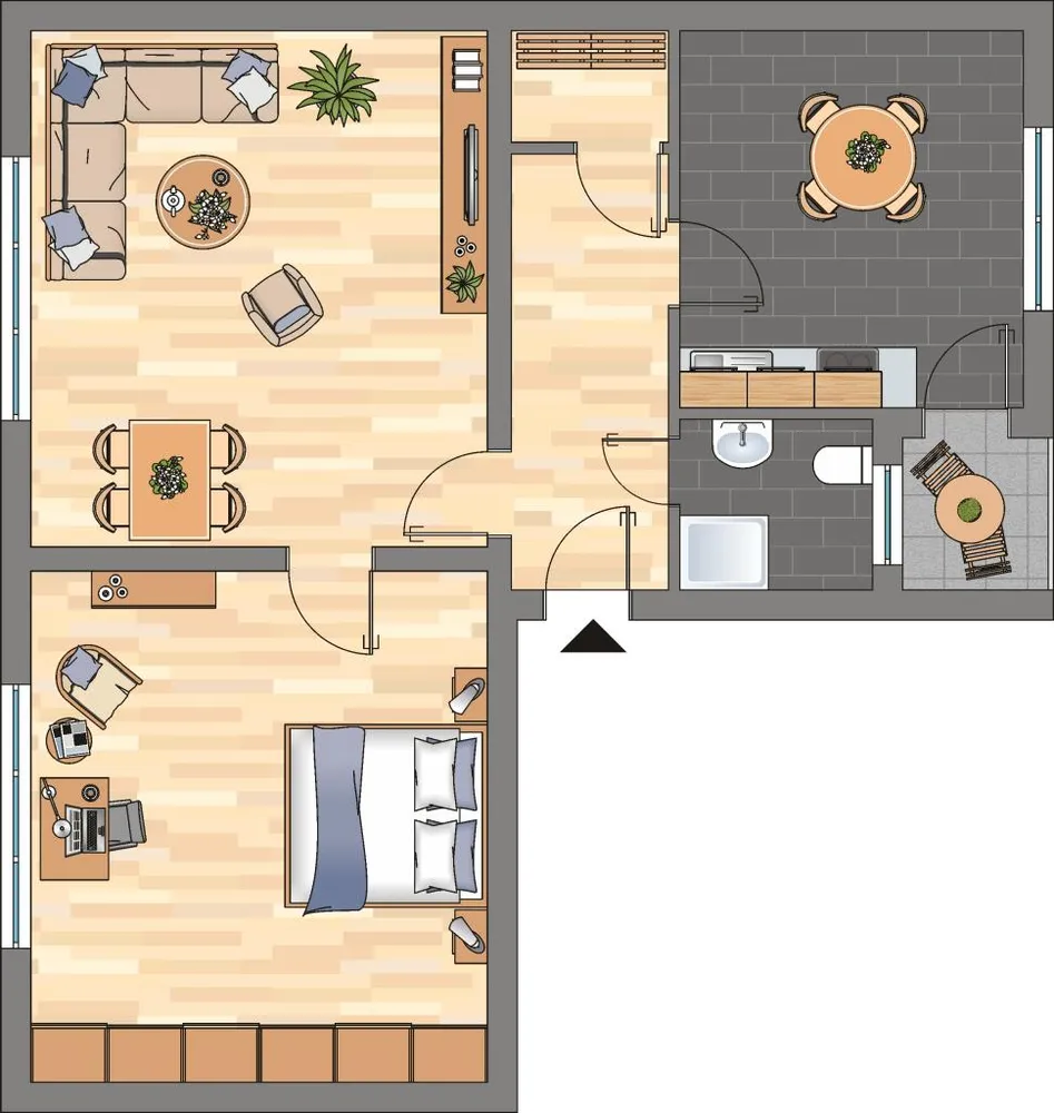 2 Zimmer Wohnung mit 60 m² in Duisburg – Bild 11