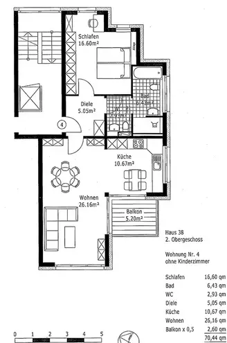 3 Zimmer Wohnung mit 70 m² in Dortmund – Bild 12