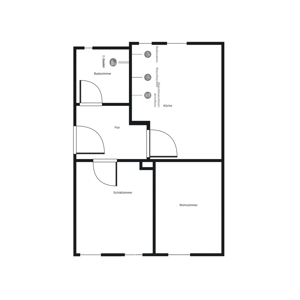 2 Zimmer Wohnung mit 51 m² in Stuttgart – Bild 2