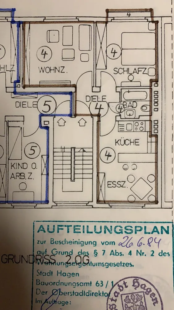 2 Zimmer Wohnung mit 58 m² in Hagen – Bild 7