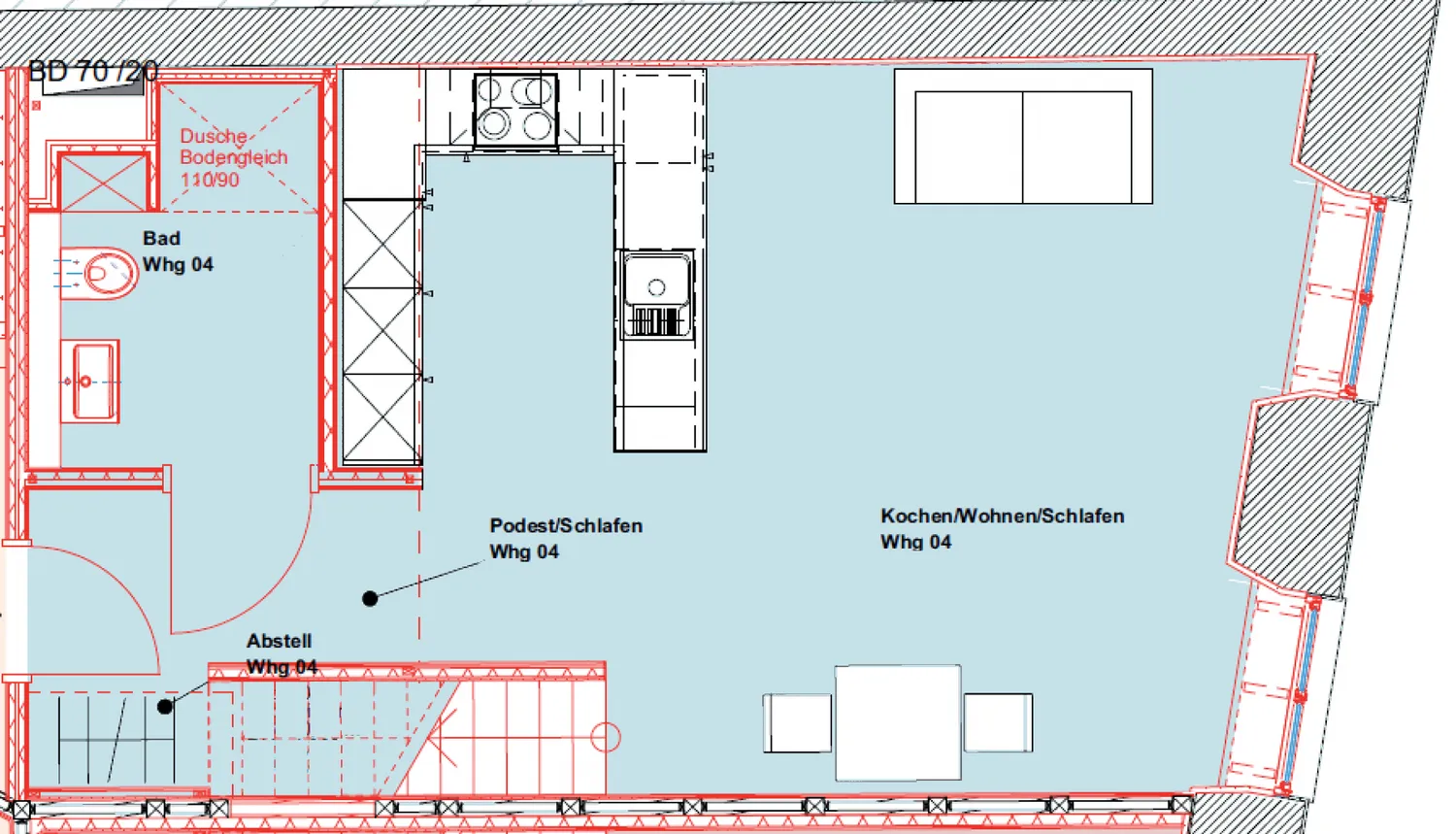 1 Zimmer Wohnung mit 47 m² in Lübeck – Bild 6