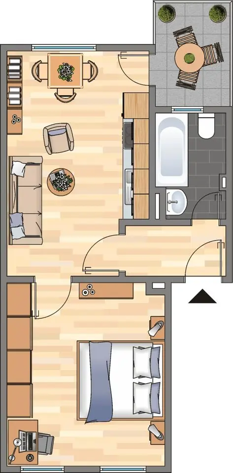 2 Zimmer Wohnung mit 43 m² in Castrop-Rauxel – Bild 5