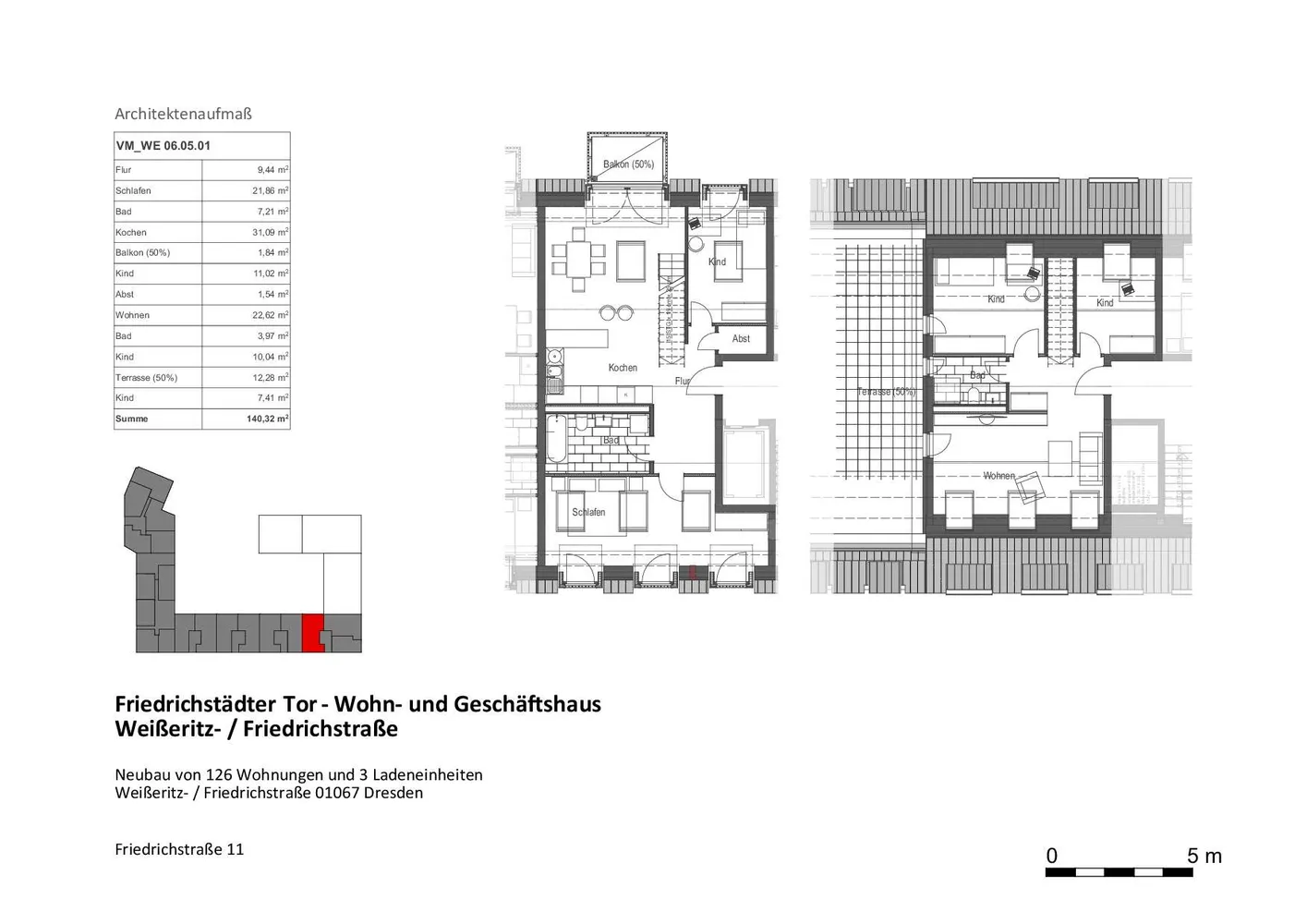 5 room apartment with 138 m² in Dresden – Photo 8