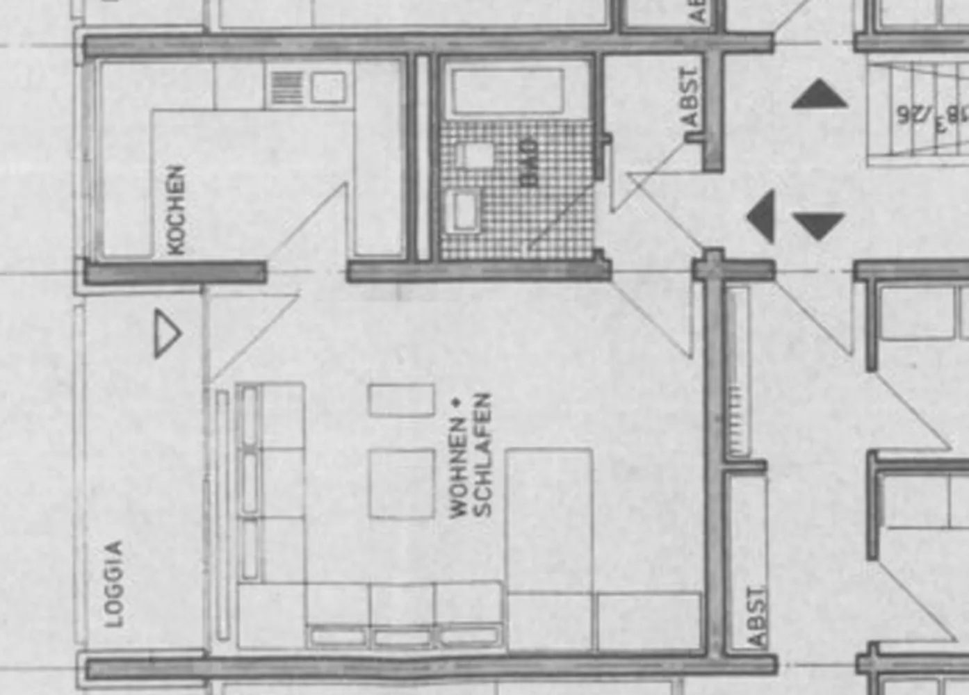 1 room apartment with 43 m² in Krefeld – Photo 3