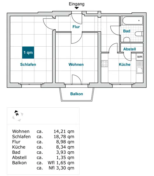 2 Zimmer Wohnung mit 57 m² in Dresden – Bild 9