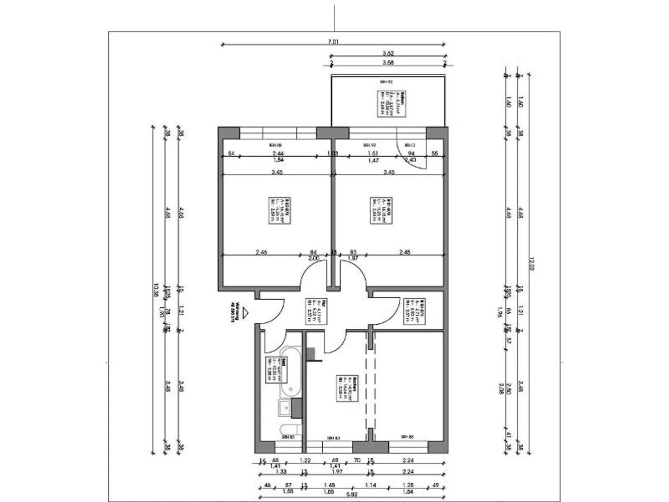 2 Zimmer Wohnung mit 62 m² in Halle (Saale) – Bild 6