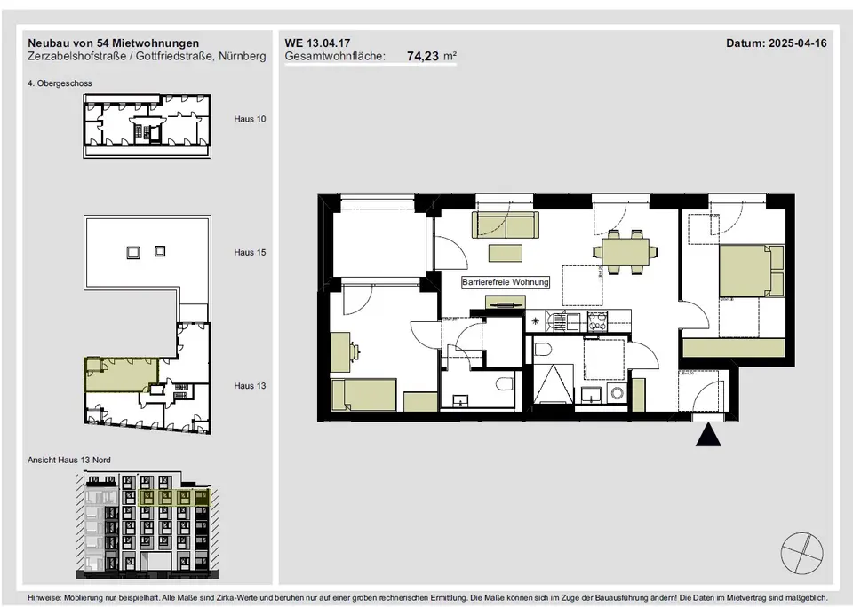 3 Zimmer Wohnung mit 74 m² in Nürnberg – Bild 7