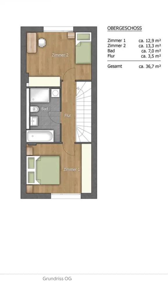 3 Zimmer Haus mit 85 m² in Wolfsburg – Bild 8