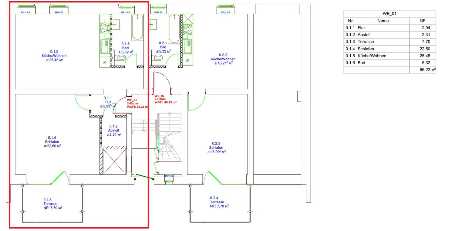 2 room apartment with 66 m² in Leipzig – Photo 5
