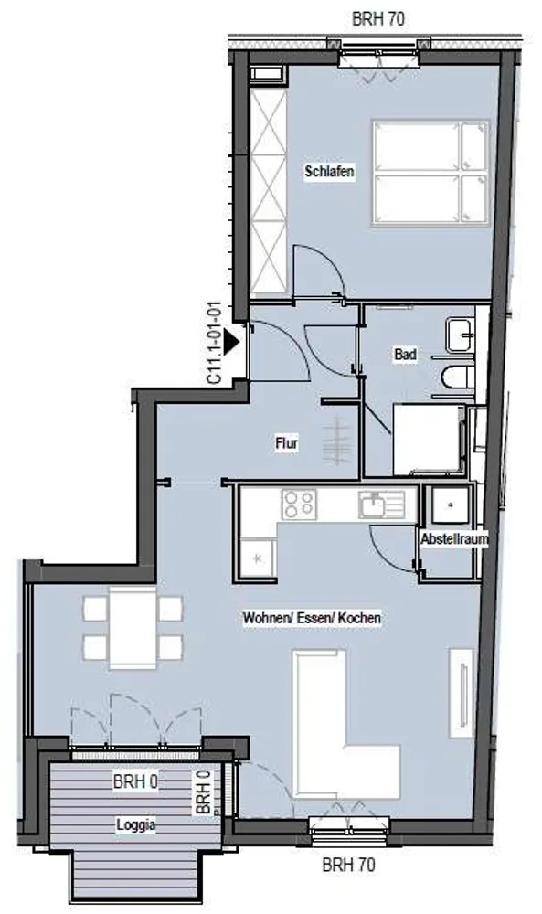 2 Zimmer Wohnung mit 64 m² in Dresden – Bild 3