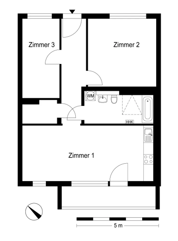 3 room apartment with 78 m² in Berlin – Photo 4
